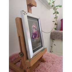 Royal Dachshund i s�lvfarvetramme