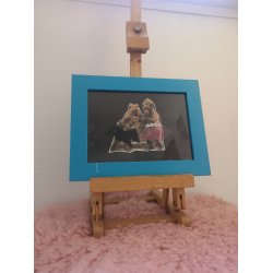 Wrestling Bears i bl� ramme