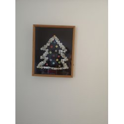 Knap jul i tr�ramme