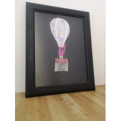 Skipper Trold i sort ramme